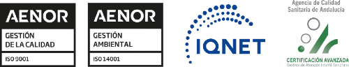 Sellos de calidad IQNet, ISO 9001 ISO 14001  FAAM 2021