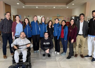 La Residencia de Gravemente Afectados de FAAM, modelo de referencia para estudiantes internacionales en fisioterapia y terapia ocupacional 