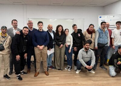 FAAM entrega en Huércal de Almería los diplomas del curso Auxiliares de Almacén, financiando por la Fundación La Caixa y el Fondo Social Europeo 