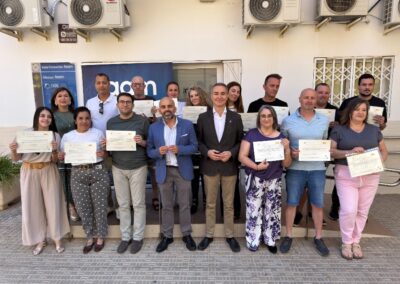 Un total de 15 personas con discapacidad y en desempleo finalizan con éxito el programa de formación en ‘Actividades de gestión administrativa’
