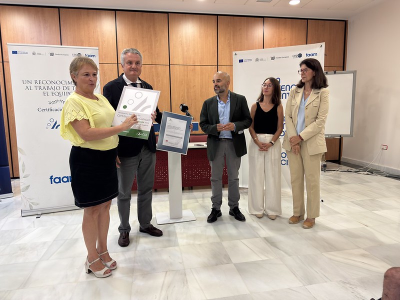 La Residencia para Personas Gravemente Afectadas de FAAM recibe el prestigioso certificado de calidad ACSA de la Junta de Andalucía