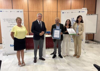 La Residencia para Personas Gravemente Afectadas de FAAM recibe el prestigioso certificado de calidad ACSA de la Junta de Andalucía